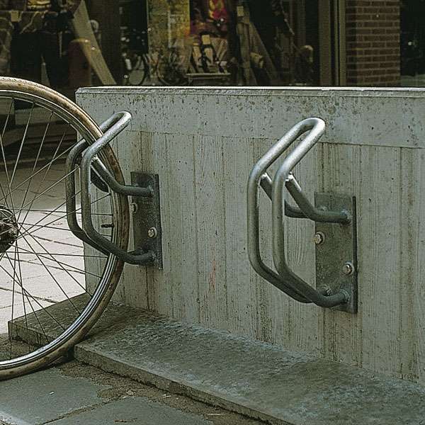 Polkupyörien pysäköinti | Puristavat pyörätelineet | F-7MS pyöräteline seinäkiinnityksellä | image #2 |  