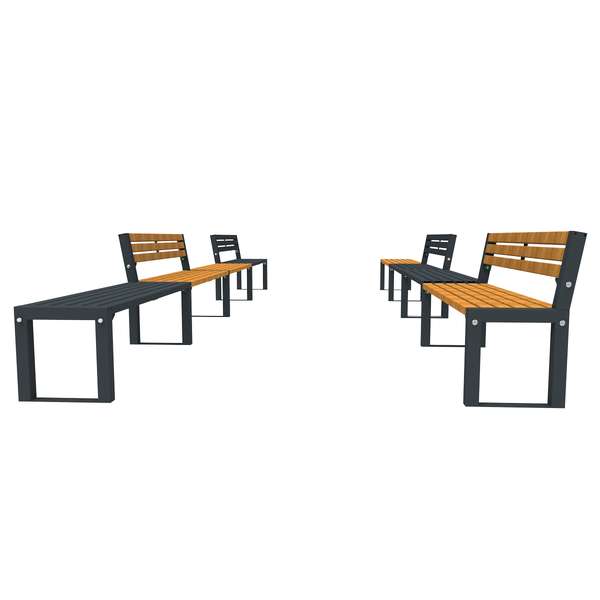 Katu- ja puistokalusteet | Istuimet | FalcoAcero Seat (Steel) | image #6 |  