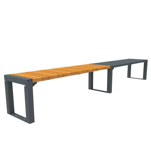 Katu- ja puistokalusteet | Istuimet | FalcoAcero Bench (Steel) | image #4 |  