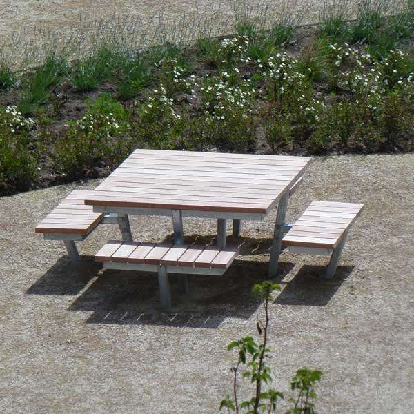 Katu- ja puistokalusteet | Pöytä ja istuin setit | Falco-Ocho piknik istuin | image #6 |  