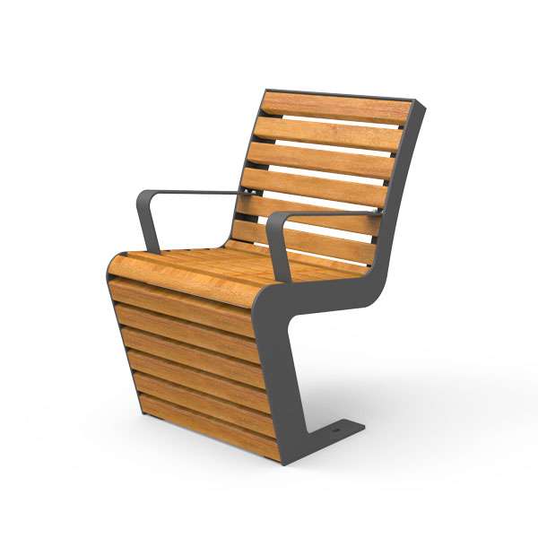 Katu- ja puistokalusteet | Tuolit ja istuimet | FalcoLinea tuolit ja istuimet (kovapuu) | image #10 |  