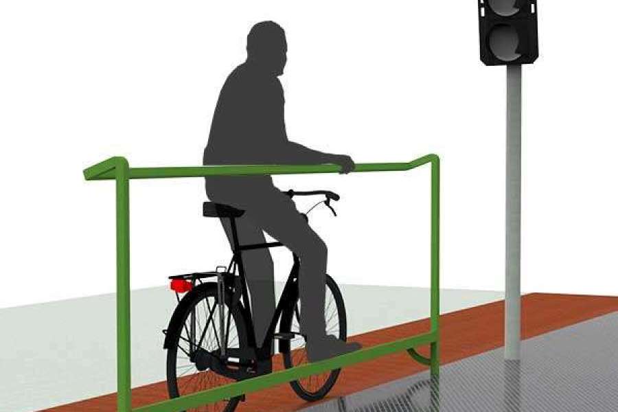 FalcoSupp Cycle Leaning Support Rail
