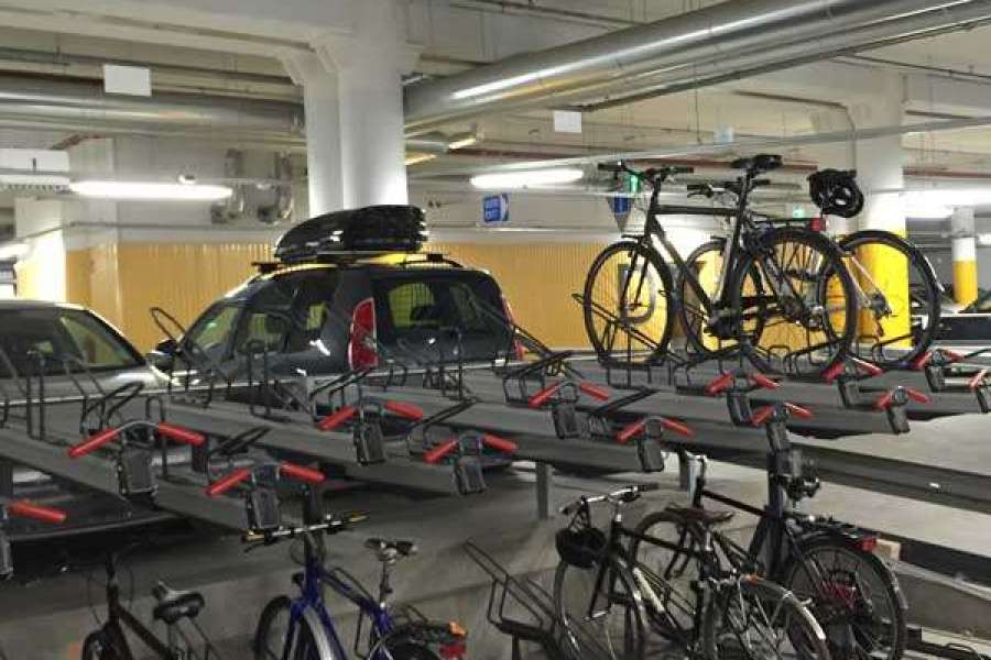 FalcoLevel Premium+ 2-kerroksinen polkupyöräparkki, Ilmalanrinne, Helsinki
