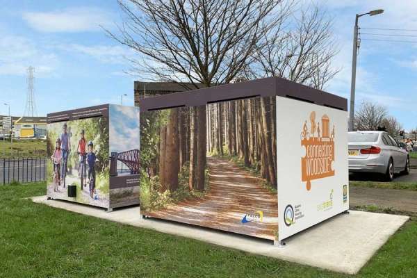 Glasgow City Council receive ingenious FalcoCrea Cycle Stores
