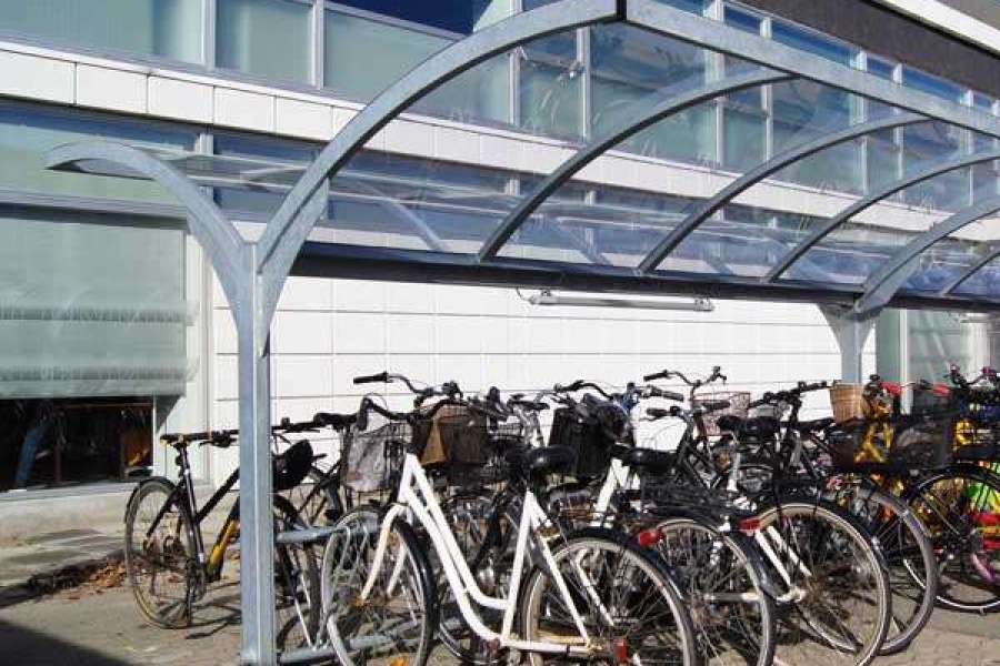 Cycle parking at Odense University, Denmark