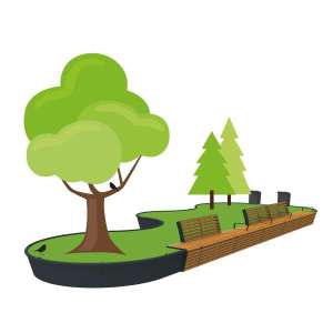 Katu- ja puistokalusteet | Modulaariset istuimet | FalcoFlora | image #1