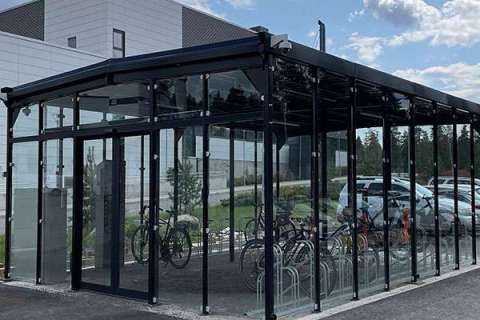 Hyvinkään sairaala – Falco Scandic pyörätalli