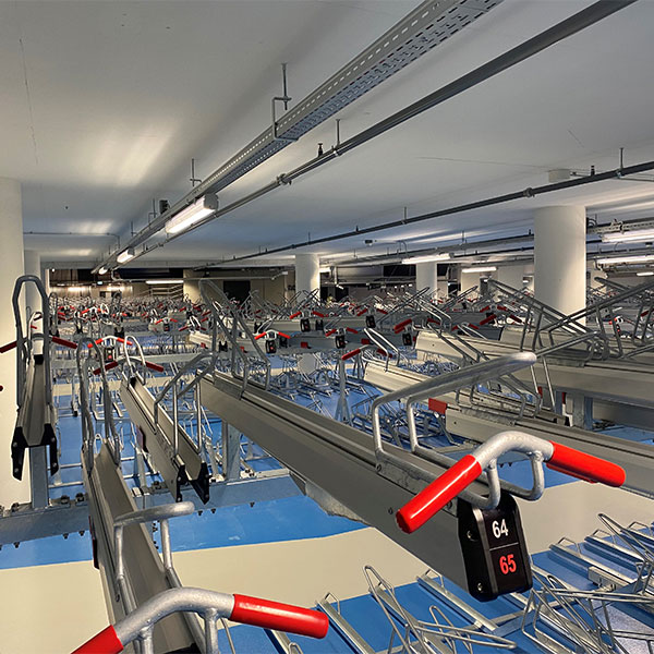 Pyöräparkki Falco-järjestelmillä