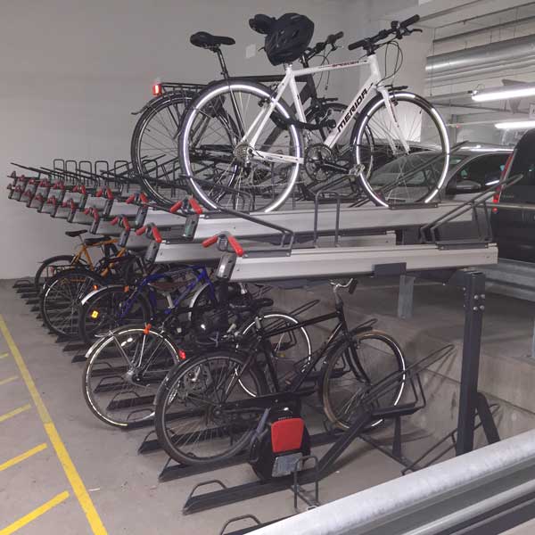 FalcoLevel_Premium+_2-kerroksinen_polkupyöräparkki