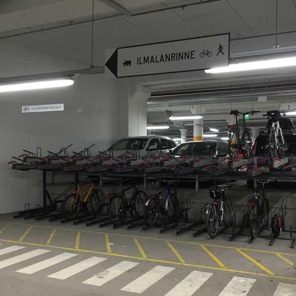 FalcoLevel_Premium+_2-kerroksinen_polkupyöräparkki