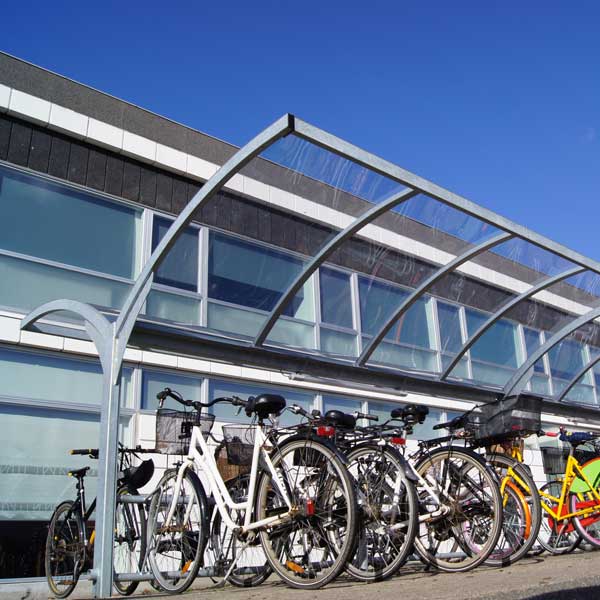 Cycle parking at Odense University, Denmark