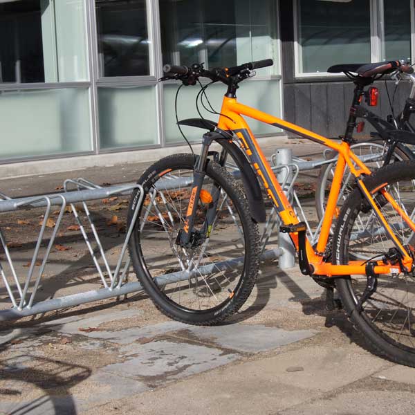 Cycle parking at Odense University, Denmark