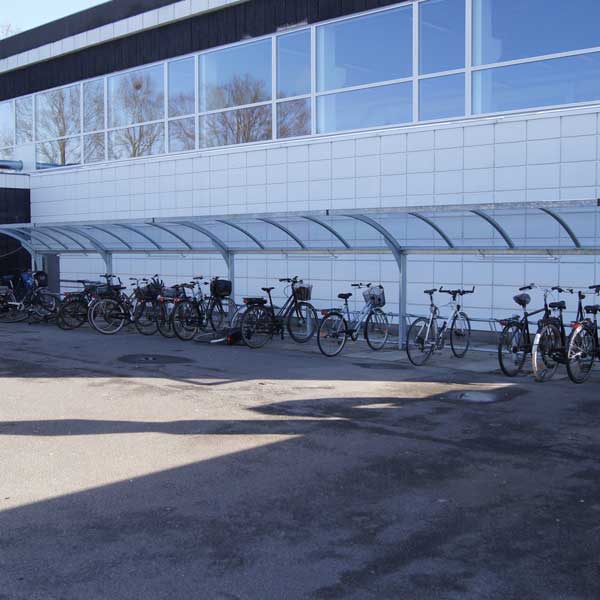 Cycle parking at Odense University, Denmark