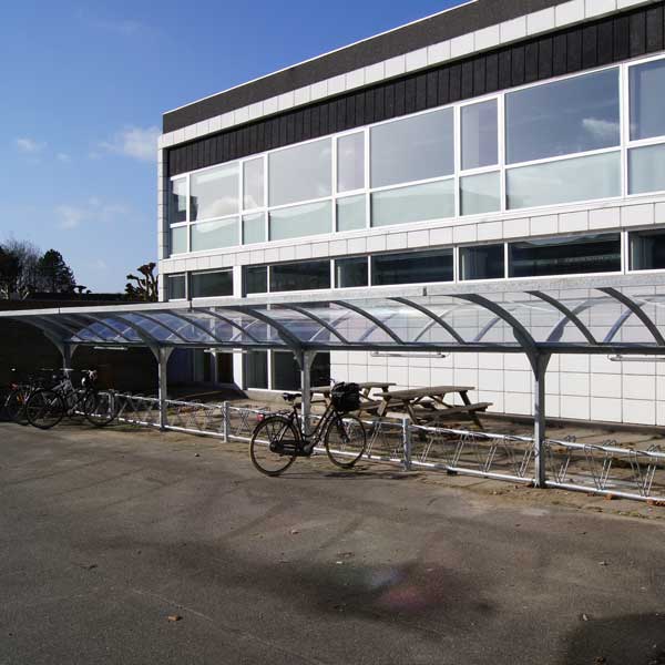 Cycle parking at Odense University, Denmark