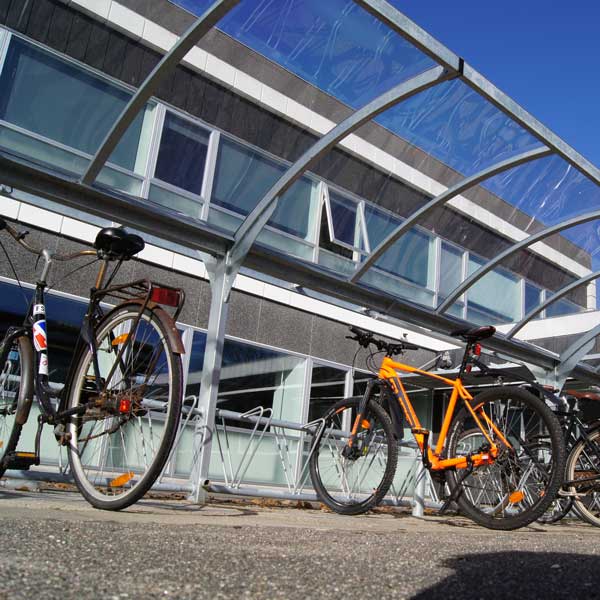 Cycle parking at Odense University, Denmark