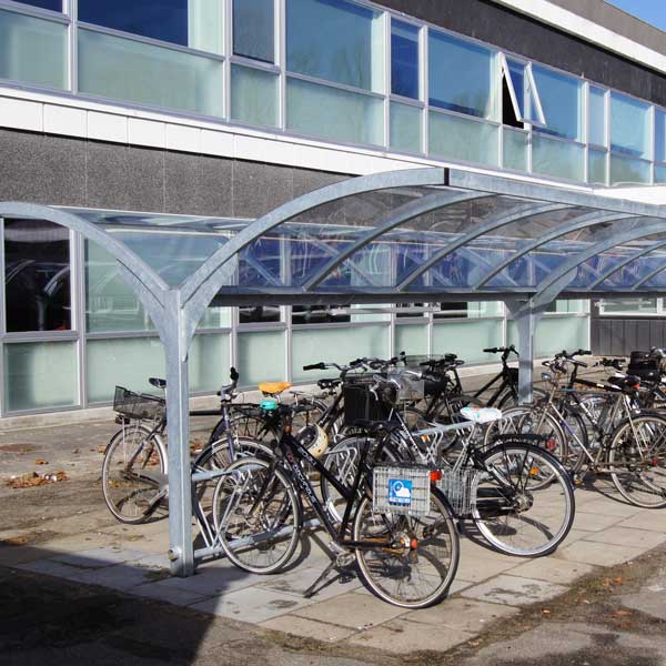 Cycle parking at Odense University, Denmark