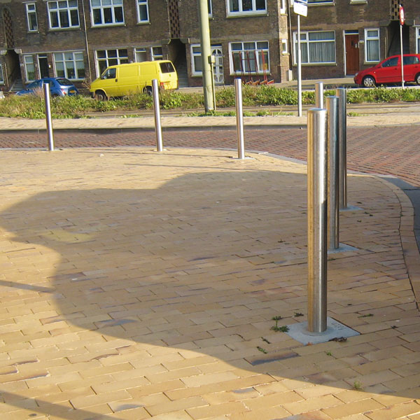 verkeersvoorzieningen afzetpaal rvs diam.89