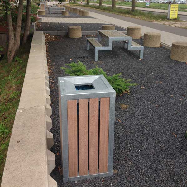 straatmeubilair afvalbak FalcoBloc