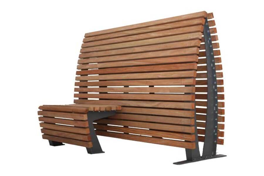 straatmeubilair parkbank buitenbank zitbank zitelement Tapis du Bois