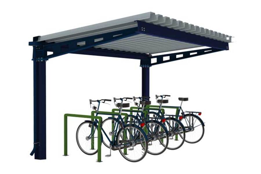 FalcoHoth 1-puolinen pyöräkatos