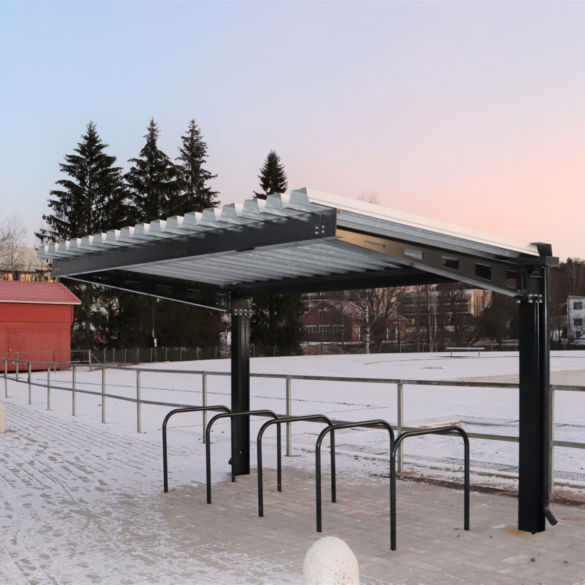 FalcoHoth 1-puolinen pyöräkatos