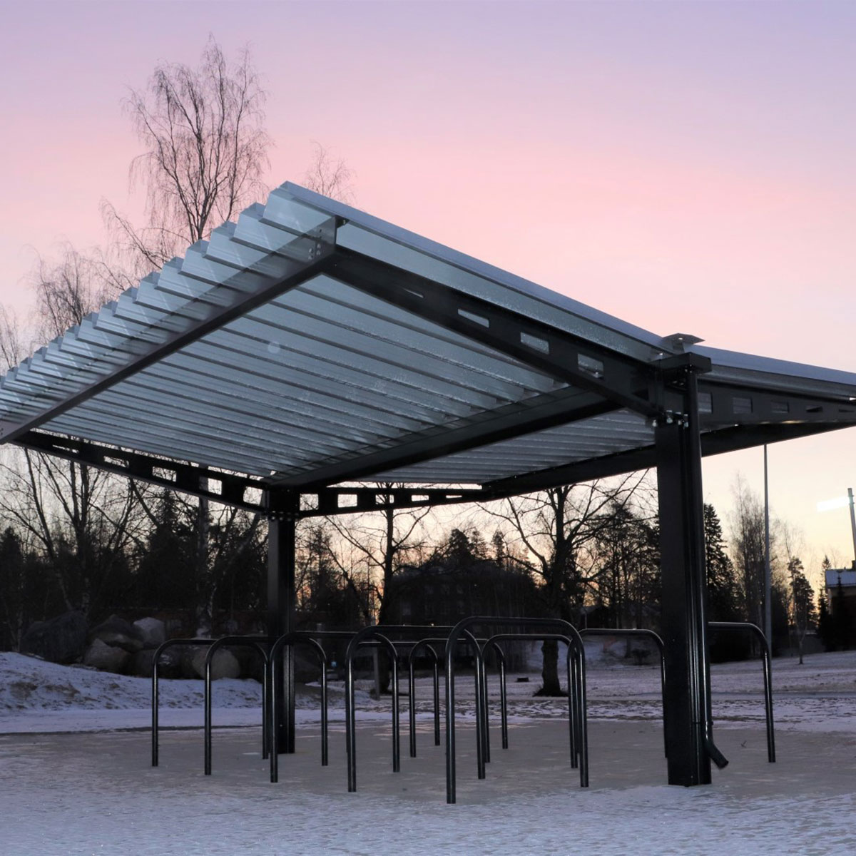 FalcoHoth 2-puolinen pyöräkatos