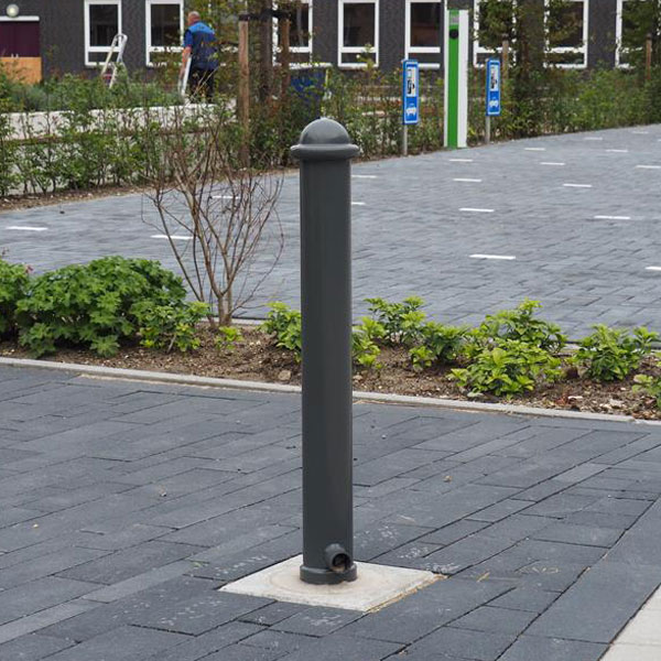 verkeersvoorziening uitneembare afzetpaal 3-kant sluiting  Bowler