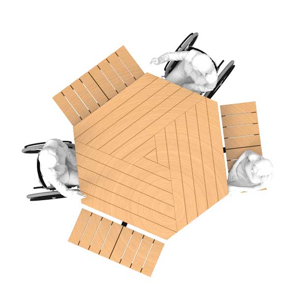 FalcoSeis Pöytä ja istuin setit