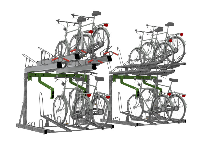 FalcoLevel pyöräpysäköinti sähköpyörille
