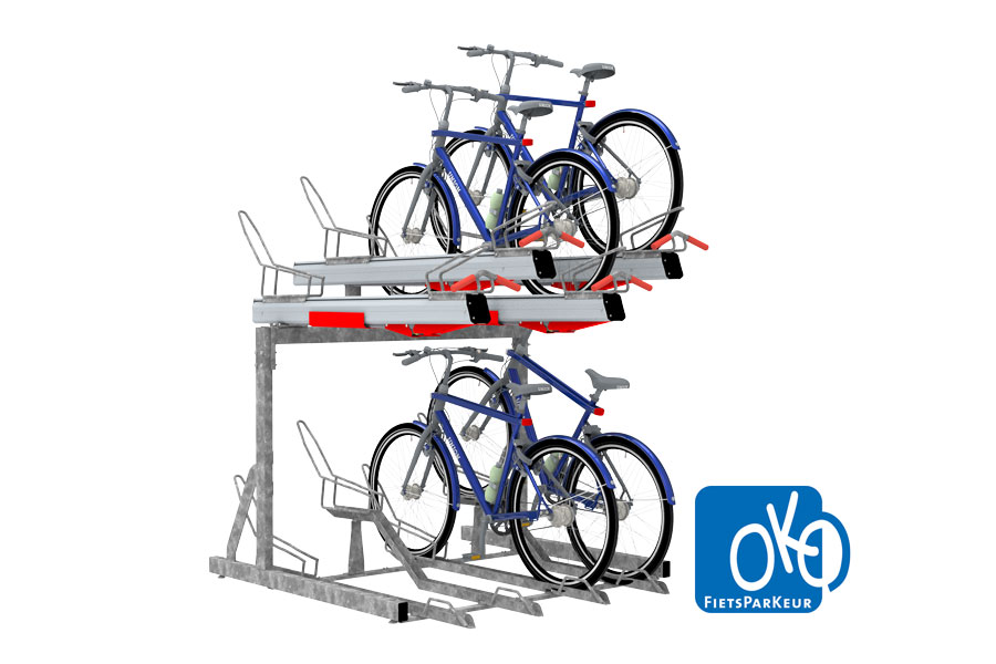 FalcoLevel Premium+ 2-kerroksinen pyöräteline