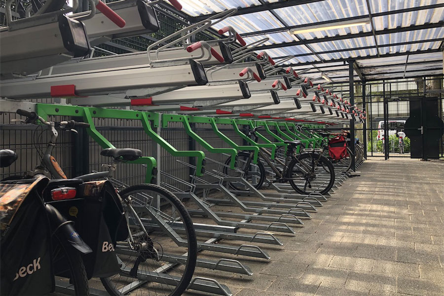 FalcoLevel Premium+ pyöräpysäköinti sähköpyörille