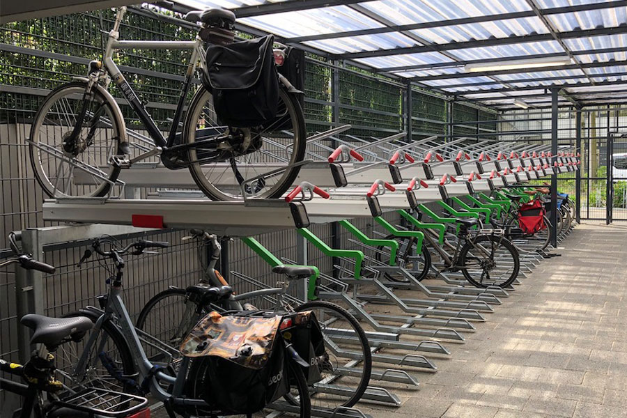 FalcoLevel pyöräpysäköinti sähköpyörille